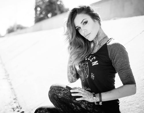 Black Leather and Chain ID Toggle Bracelet by The Urban Charm